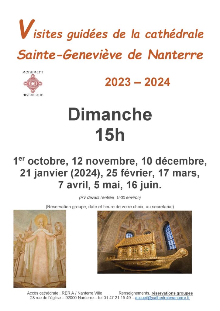 affiche 2023 24 SGN - Nanterre tourisme