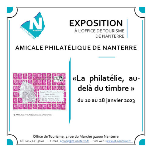 Carton numerique Amicale Phiatelique - Nanterre tourisme