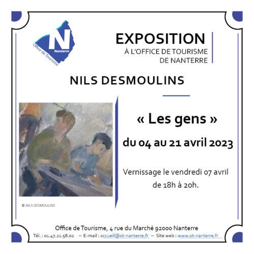 Carton numerique Nils Desmoulins - Nanterre tourisme
