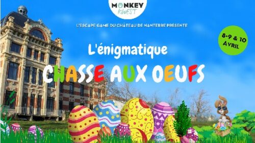 monkey kwest paques 2023 banniere - Nanterre tourisme