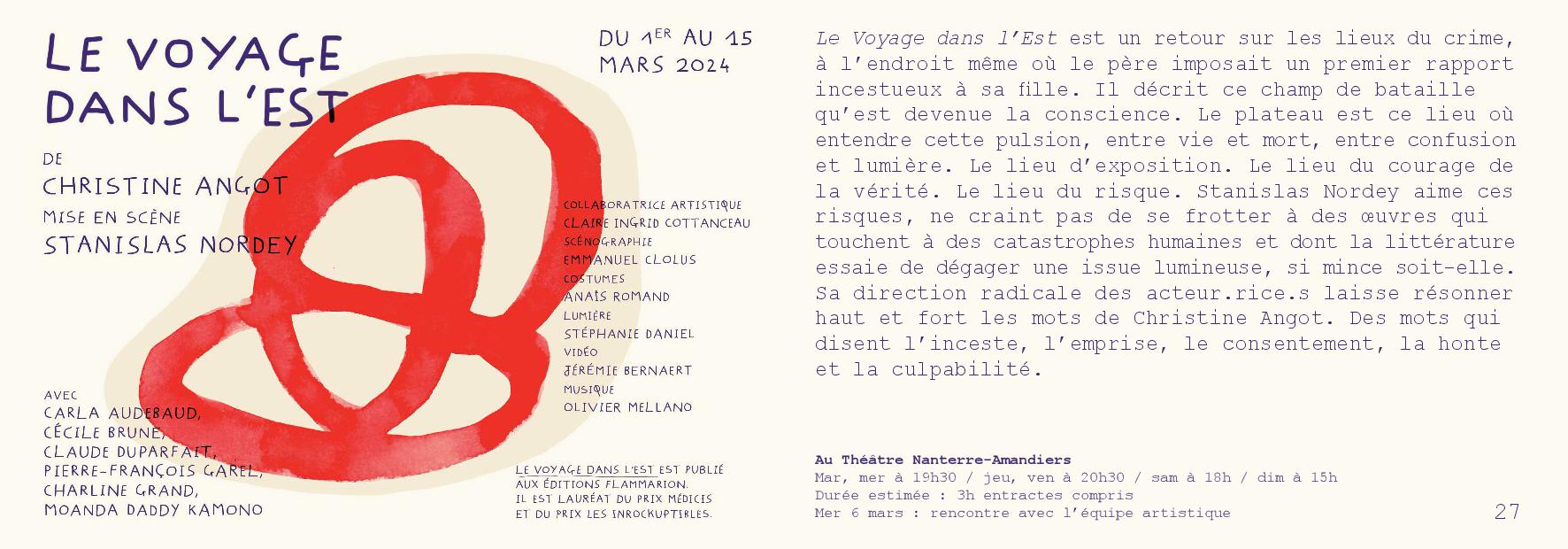 programme amandiers 23 24 Le voyage dans lest - Nanterre tourisme