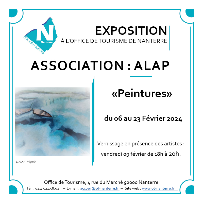 Carton numerique ALAP - Nanterre tourisme