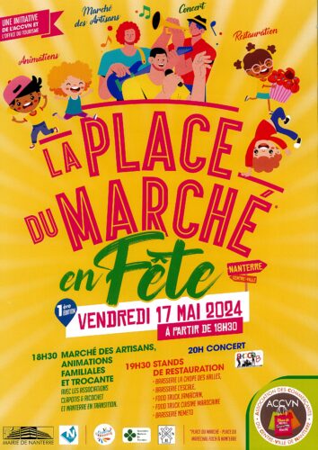 ACCVN La place du marche en fete 17 mai 2024 - Nanterre tourisme