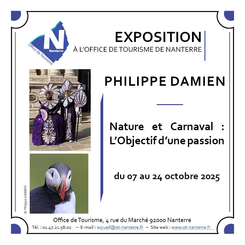 Carton numerique P.DAMIEN - Nanterre tourisme