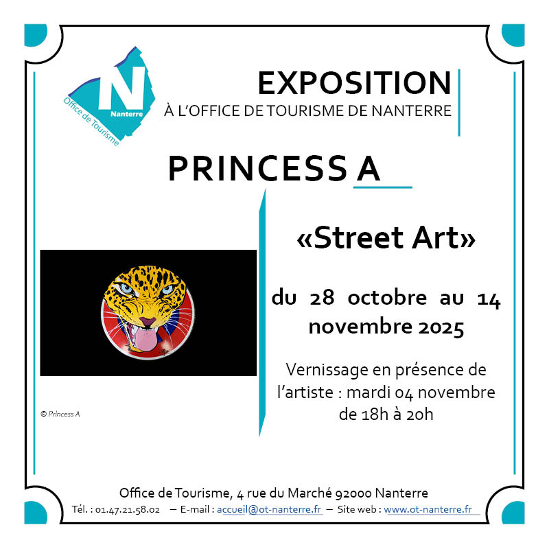 Carton numerique Princess A - Nanterre tourisme