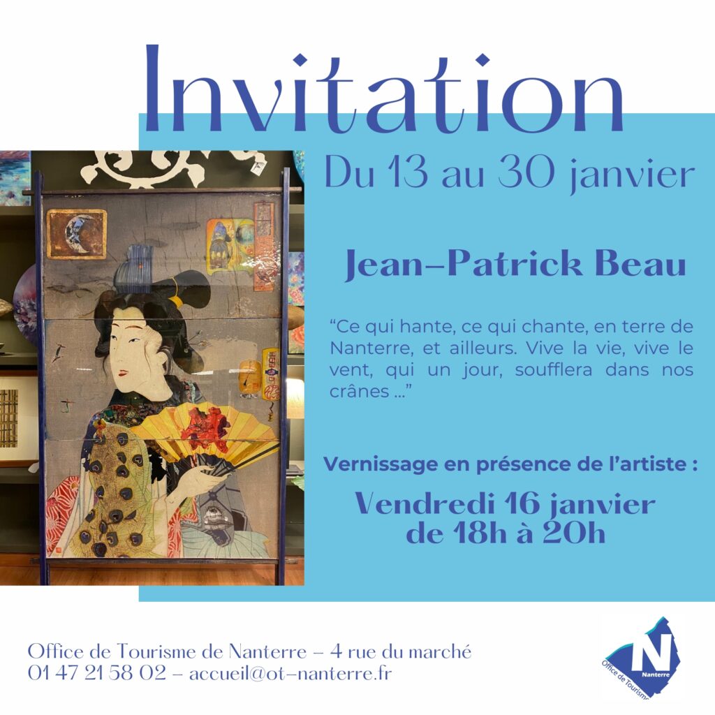 Carton numerique Expo OTN Janvier 2026 - Nanterre tourisme