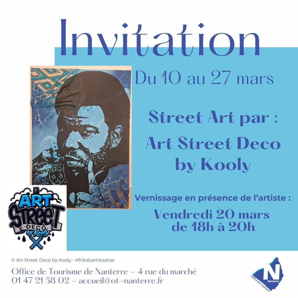 Carton numerique Expo OTN mars 2026 - Nanterre tourisme