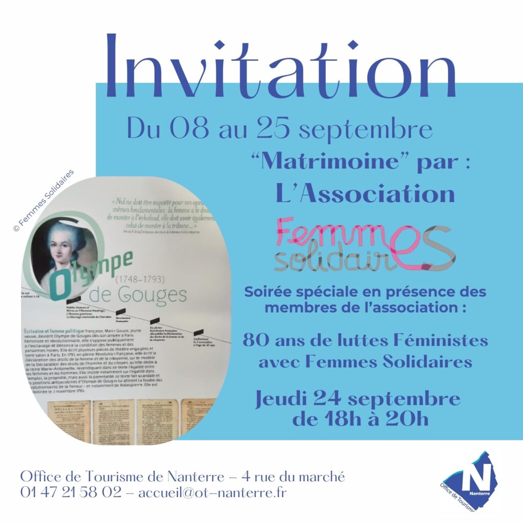 Carton numerique Expo OTN septembre 2026 - Nanterre tourisme